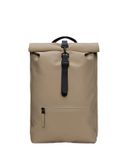 zaino rains rolltop rucksac beige