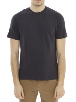 T-Shirt Altea Cotone-Lino Blu