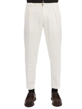 Trousers Briglia 1949 Twill White