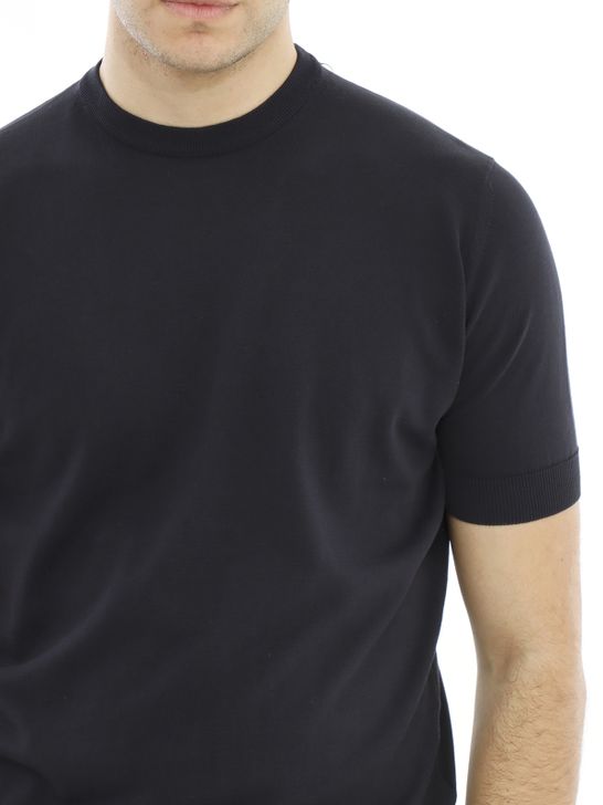sweater-filippo-de-laurentiis-crepe-blue