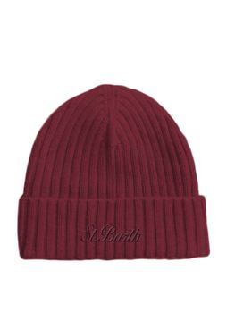 Beanie MC2 Saint Barth Knitted Bordeaux