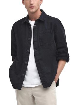 Overshirt Barbour Washed Cotton Blue