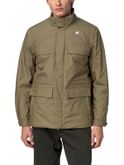 jacket k-way manuene warm green