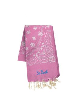 Telo Mare MC2 Saint Barth Foutas Jacquard Rosa