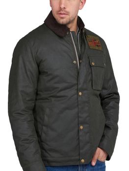 Jacket Barbour International Workers Green