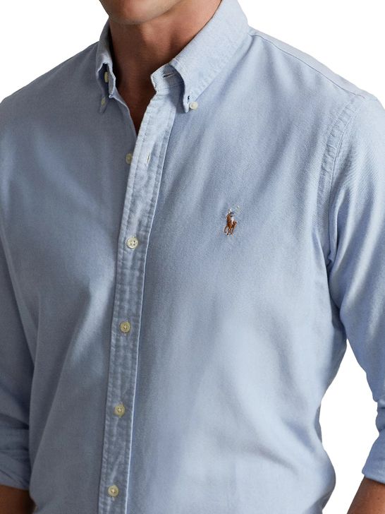 shirt-polo-ralph-lauren-oxford-light-blue