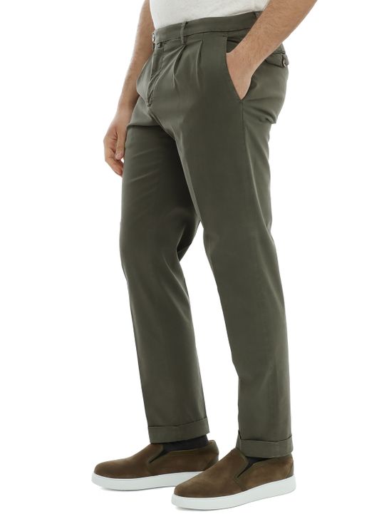 trousers-briglia-1949-tencel-cotton-green