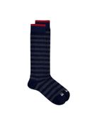 socks in the box stripe rugby blue