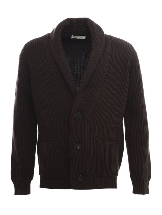 cardigan-filippo-de-laurentiis-merino-brown