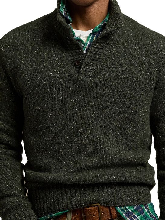 maglia-polo-ralph-lauren-speckled-verde-710946147-001