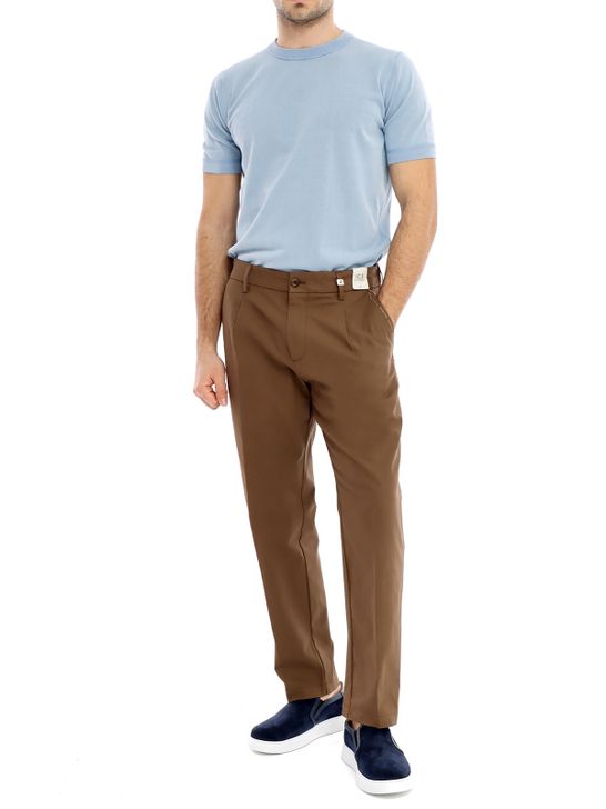 pantaloni-myths-ice-cotton-marrone-25m18ela77-81