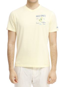 T-Shirt MC2 Saint Barth Portofino Yellow