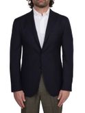 blazer boglioli light crepe blue