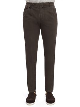 Trousers Briglia 1949 Tencel-Cotton Brown