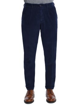 Pantaloni Devore Incipit Velluto Rocciatore Blu