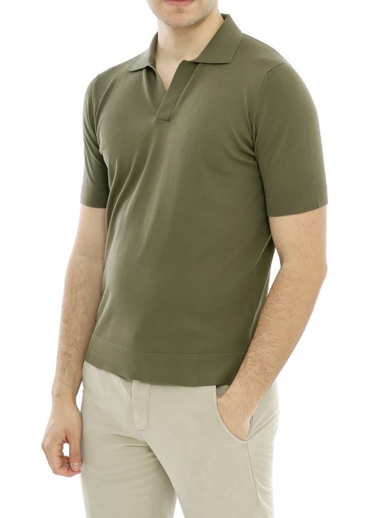 polo-shirt-filippo-de-laurentiis-crepe-green