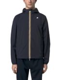giubbino k-way jack stretch nylon jersey blu