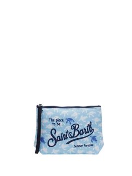 Pochette MC2 Saint Barth Aline Azzurro