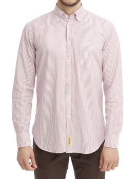 Camicia BD Baggies Oxford Bianco/Bordeaux