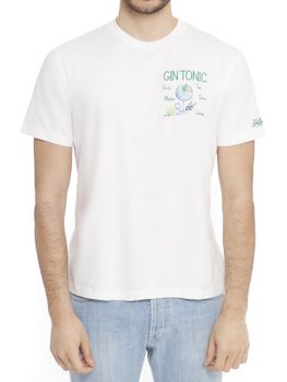 T-Shirt MC2 Saint Barth Portofino Bianco