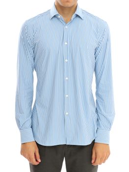 Shirt Xacus Taylor Active White-Light Blue