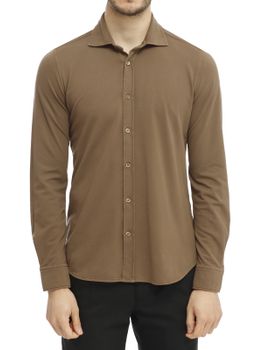 Camicia Circolo 1901 Piquet Marrone
