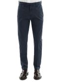 pantaloni briglia 1949 raso blu