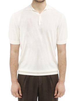 Polo Shirth Bl'ker Crepe White