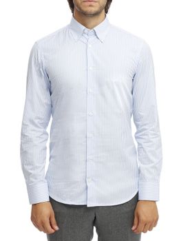 Camicia Bastoncino Doppio Ritorto Azzurro