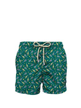 Swim Trunk MC2 Saint Barth Ultralight Green