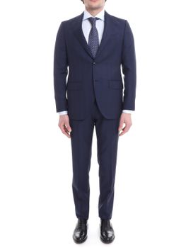 Abito Sartoria Latorre Fresco Lana 140'4 Blu