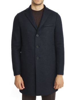 Cappotto Harris Wharf London Blu