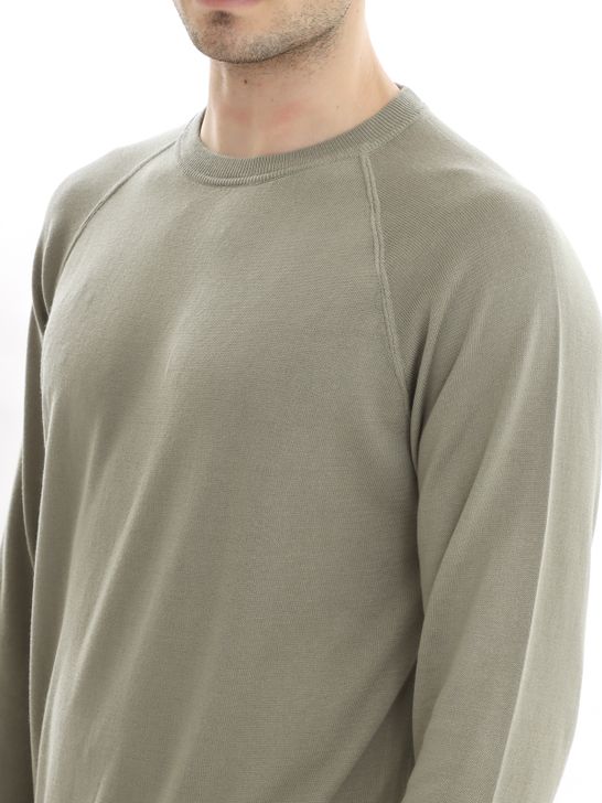 fleece-magazzino-ricambi-pima-cotton-green
