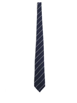 Tie Holliday & Brown Wool Blue