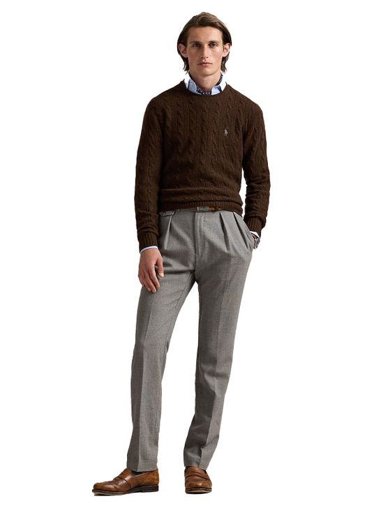 sweater-polo-ralph-lauren-cable-brown