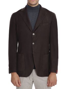 Blazer Santaniello Wool Brown