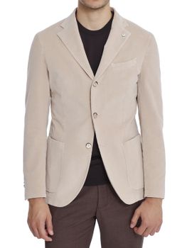Giacca L.B.M. 1911 Velluto Beige