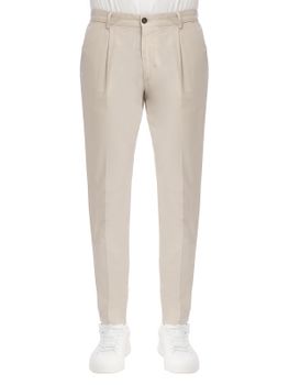 Trousers Devore Incipit Cotton Beige