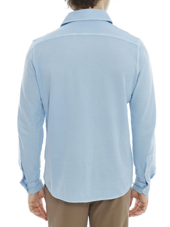 shirt-filippo-de-laurentiis-pique-light-blue