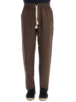 Pantaloni MC2 Saint Barth Calais Marrone