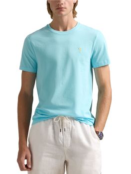 T-Shirt Polo Ralph Lauren Jersey Azzurro
