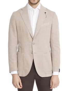 Giacca Santaniello Micro Resca Beige
