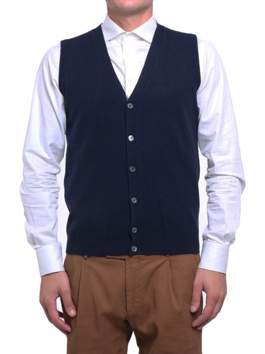 gilet-filippo-de-laurentiis-blu-cb1sm-wc12r-891-d25678