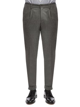 Trousers Devore Incipit Double Flannel Grey