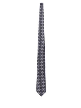 Tie Holliday & Brown Twill Blue