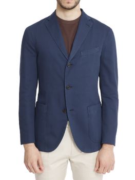 Blazer Boglioli Micro Blue