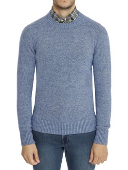 Maglia Kangra Moulinè Blu