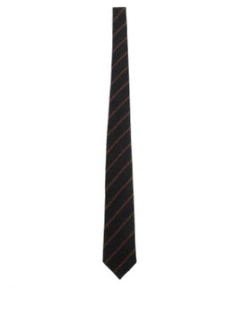 Tie Holliday & Brown Wool Grey