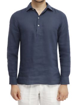 Camicia MC2 Saint Barth Raphael Blu