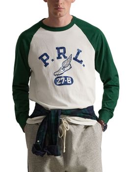 T-Shirt Polo Ralph Lauren Baseball Bianco
